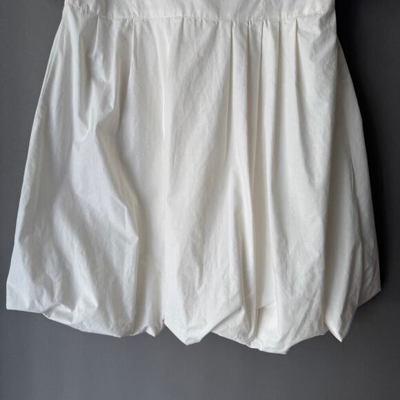 M2M sz 8 or L cream button down 100% cotton short sleeve fairy Coat - Picture 9 of 9